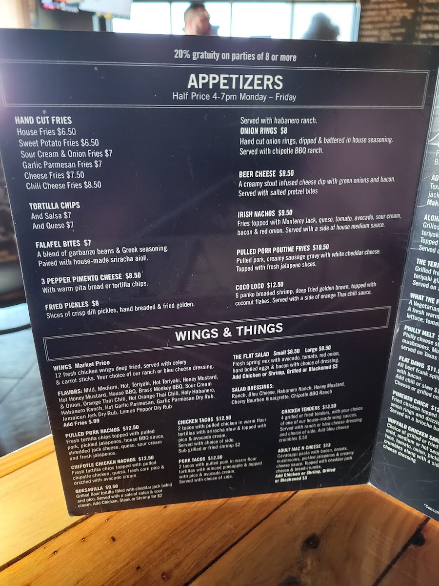 The Flat Greenville Menu - Image 4