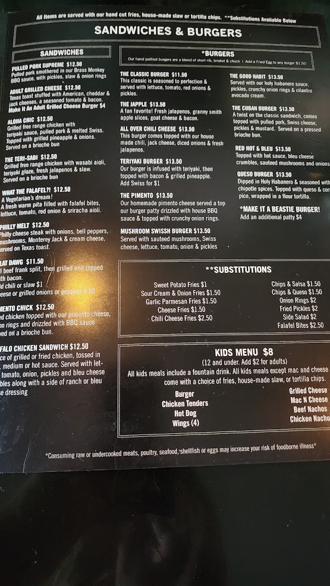 The Flat Greenville Menu - Image 5